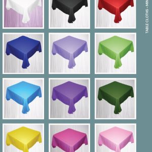 Kids Party Table Cloth 1.5m x 1.5m